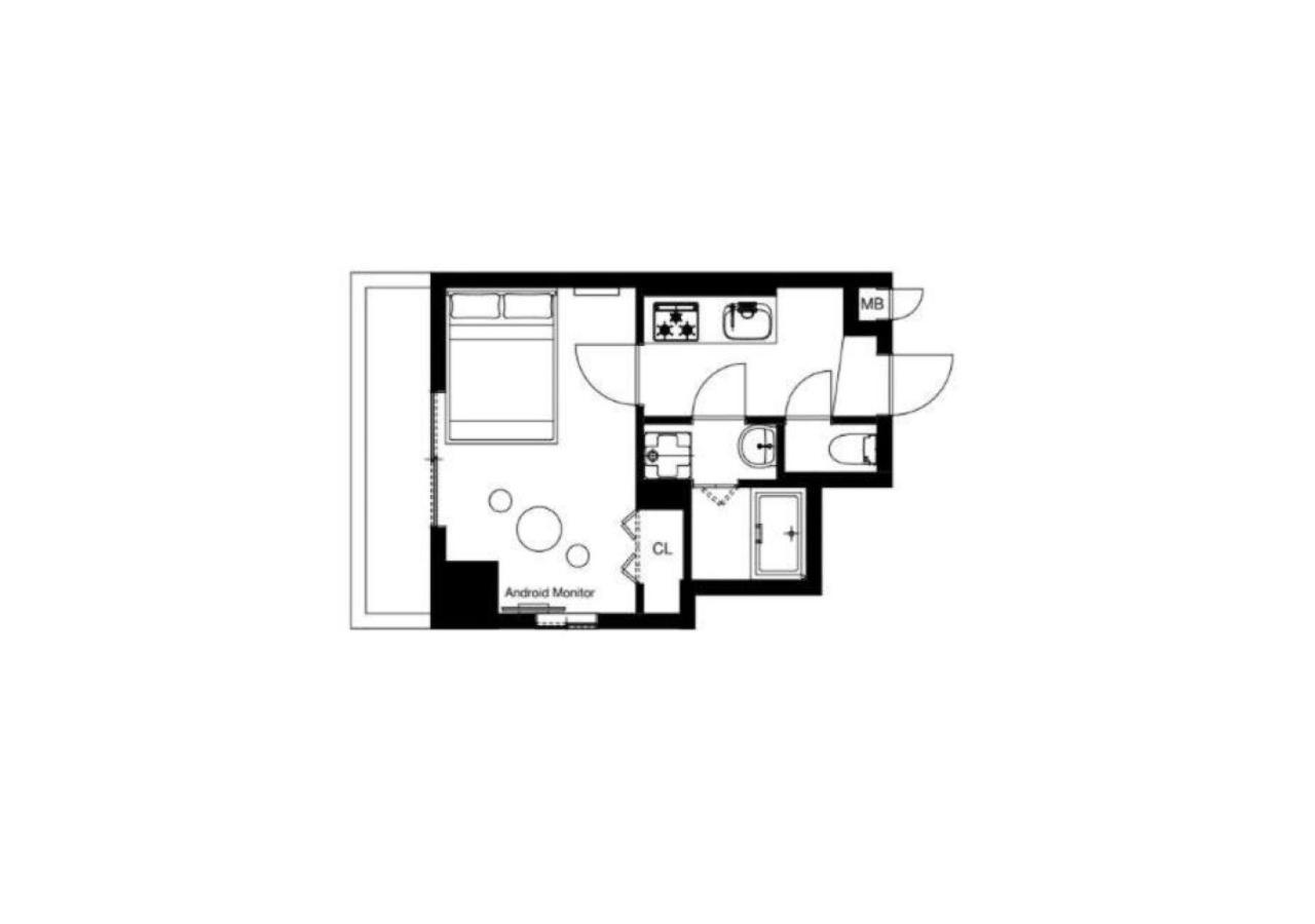 Apartmán Grandia Shinsaibashi Ósaka Pokoj fotografie