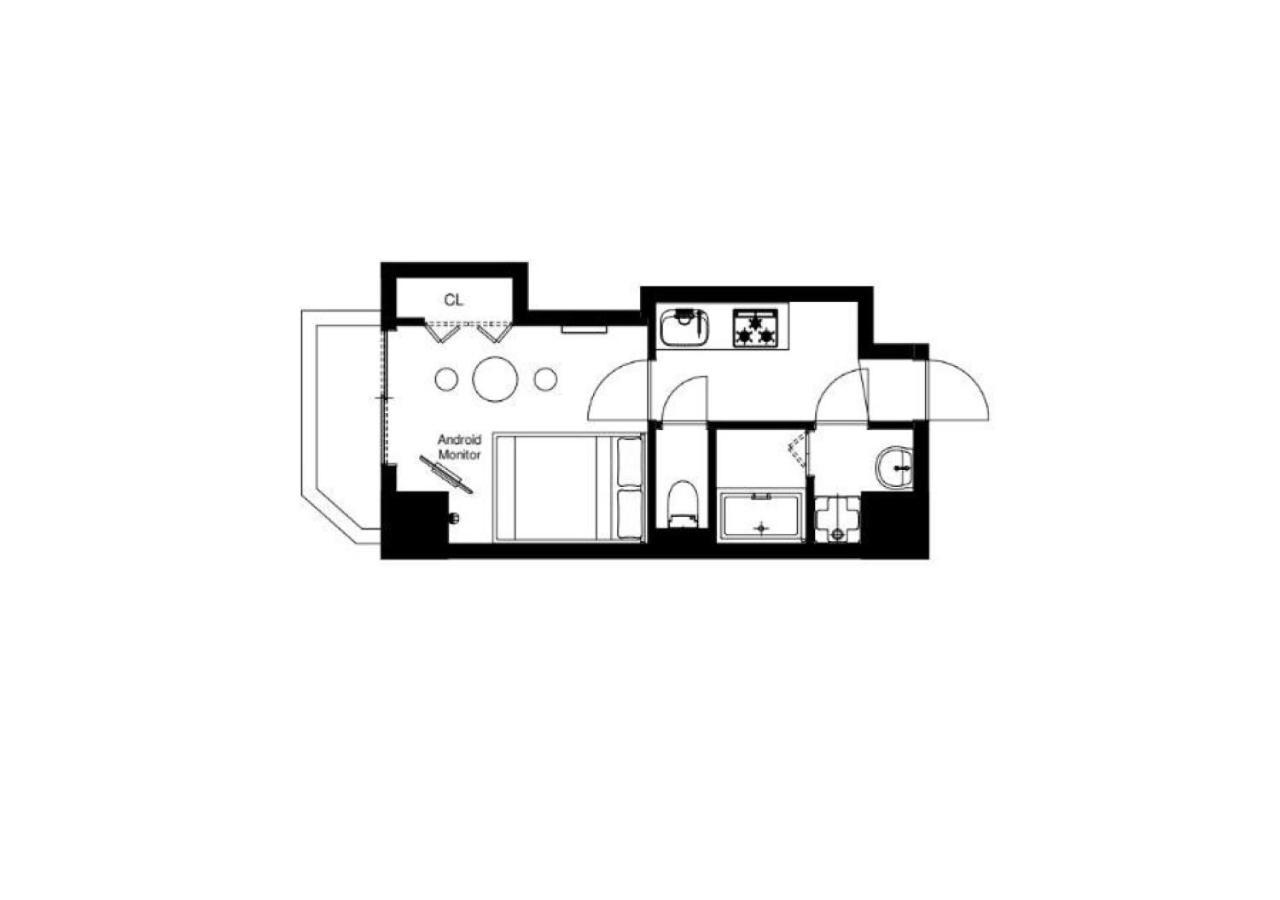 Apartmán Grandia Shinsaibashi Ósaka Pokoj fotografie